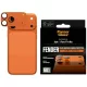iPhone 17 Pro Max PanzerGlass Fender Kamera Lencsevédő narancs üvegfólia