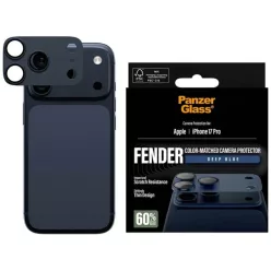   iPhone 17 Pro PanzerGlass Fender Kamera Védő kék üvegfólia