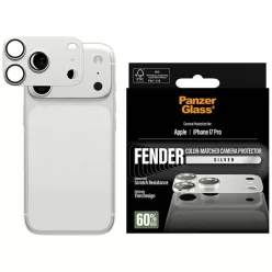   iPhone 17 Pro PanzerGlass Fender Kameravédő ezüst üvegfólia