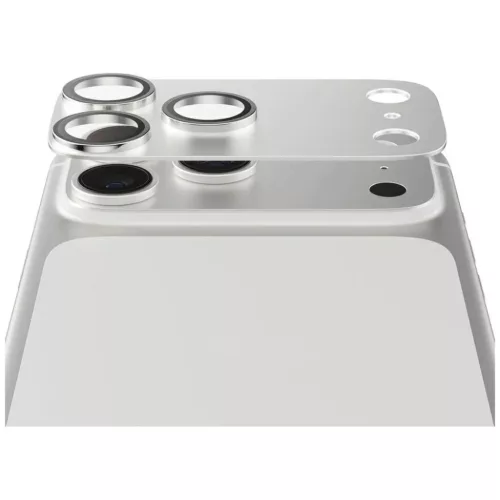 iPhone 17 Pro PanzerGlass Fender Kameravédő ezüst üvegfólia