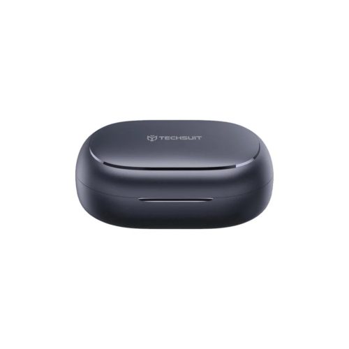 Techsuit Vezeték nélküli fülhallgatók (P1) - Bluetooth V5.4, 300mAh, ANC, ENC, 4 mikrofon - Fekete