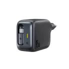 Baseus EnerCore CJ11 45W hálózati USB-C töltő adapter beépített visszahúzható USB-C kábellel - fekete