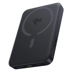   Powerbank Baseus EnerFill FM12 10000mAh 22,5W Qi2 kompatibilis MagSafe-szal Baseus Simple USB-C 20V/3A 30cm kábellel - fekete