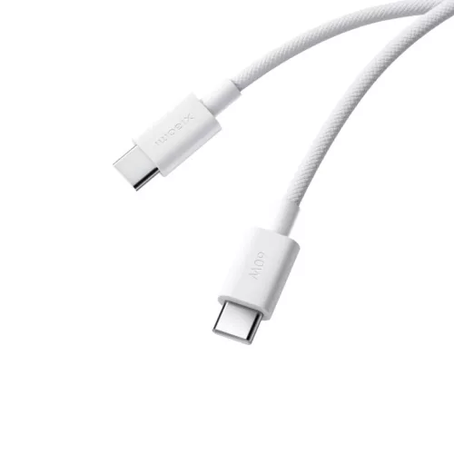 USB-C to USB-C Kábel Xiaomi, 60W, 3A, 1m, Fehér BHR0878GL