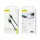 FONENG X115 Lightning kábel 2.1A 1M Fekete
