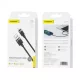 FONENG X115 Lightning kábel 2.1A 1M Fekete