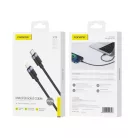FONENG kábel X115 USB-C - Lightning PD 27W 1M Fekete