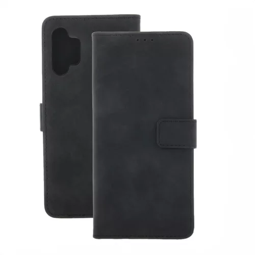 Xiaomi Redmi 15 4G / 15 5G - Okos Velúr tok fekete