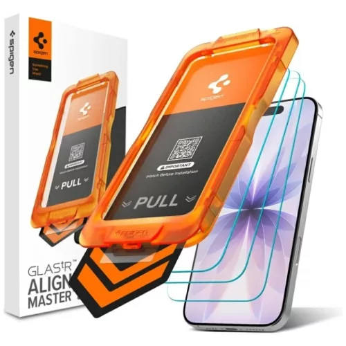 iPhone 17 Pro Max Spigen Alm Glas.tr Slim 3-pack átlátszó üvegfólia