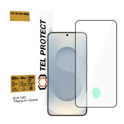   Edzett üveg Tel Protect 10X HD Titanium Samsung Galaxy S25 Plus/S24 Plus üvegfólia (ujjlenyomat feloldással) (boríték),