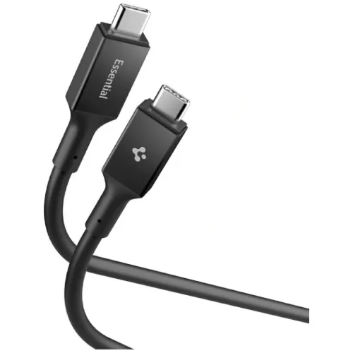 Spigen Essential EB24012CC Type-C kábel 240W 120cm fekete