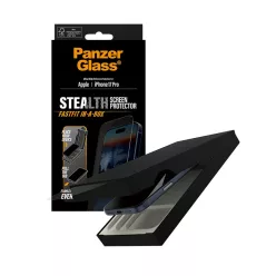   iPhone 17 Pro Fekete PanzerGlass® - Ultra-Wide Fit Képernyővédő FASTFIT IN-A-BOX-szal üvegfólia