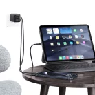 30db USAMS Type-C USB-C kábel 3A 1.2m fekete