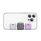 USAMS US-CC183 1xUSB-C PD20W PD3.0 Gyors töltésű fehér töltő + USB-C/Lightning kábel