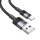 USB-C - USB 3A 1.2m Gyors Töltőkábel acél/koszos 30 db SJ718ZJ01 (US-SJ718)