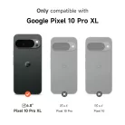 Google Pixel 10 Pro XL SURITCH forgatható gyűrűs tok, kamera védővel– fekete