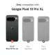 Google Pixel 10 Pro XL SURITCH forgatható gyűrűs tok, kamera védővel– fekete