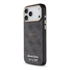 iPhone 17 Pro Max Fekete Guess PU 4G MagSafe Pánt Limitált Kiadás of 299 tok