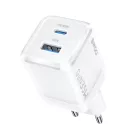 BWOO GaN fali töltő CDA222 PD 35W 1 x USB 1 x USB-C, fehér