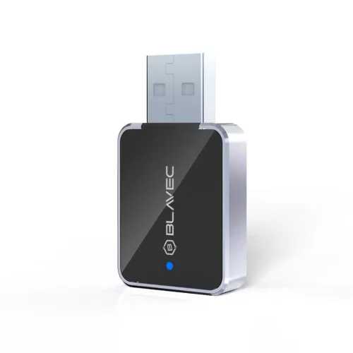 Blavec Adapter Carplay Android Auto vezeték nélküli BCP-02 - Bluetooth WiFi USB + Type-C adapter (CPAABCP02-BWUB) fekete