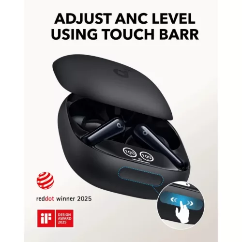 Anker Soundcore Liberty 4 Pro, Fekete Vezeték nélküli fülhallgató