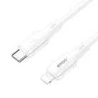 BWOO X329CL USB kábel USB-C - Lightning 27W 1m fehér