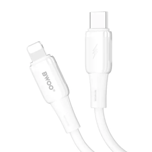 BWOO X329CL USB kábel USB-C - Lightning 27W 1m fehér