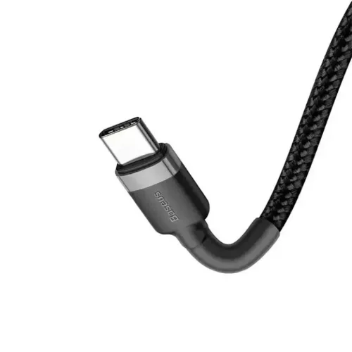 USB-C to USB-C, 60W, 2m Fekete / Szürke Baseus - (3 darabos) Data Cable Cafule (E0418501)