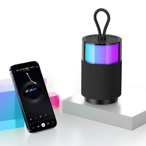 USAMS Bluetooth Hangszóró 5.3 YIN Sorozat/fekete YX12YX01 (US-YX012)