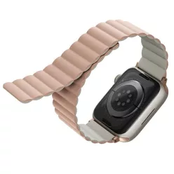   Apple Watch Series 1-8/SE/SE2/SE3 38/40/41mm UNIQ Revix Szíj Rózsaszín-Bézs