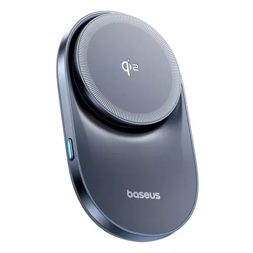 Baseus PrimeTrip VC1 Pro Vezeték nélküli autós tartó légbeömlőre, Type-C, 15W, Qi2, hűtőventilátorral - Fekete