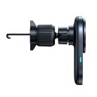 Baseus PrimeTrip VC1 Pro Vezeték nélküli autós tartó légbeömlőre, Type-C, 15W, Qi2, hűtőventilátorral - Fekete