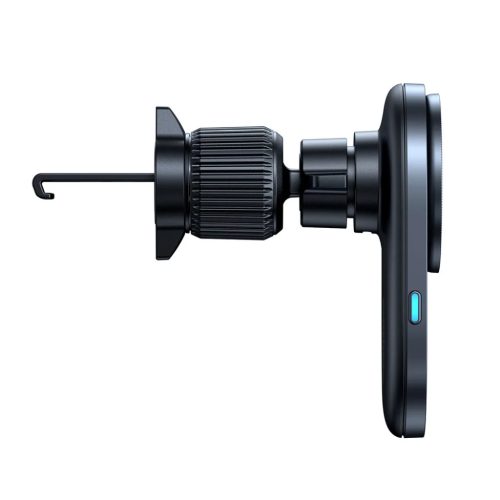 Baseus PrimeTrip VC1 Pro Vezeték nélküli autós tartó légbeömlőre, Type-C, 15W, Qi2, hűtőventilátorral - Fekete