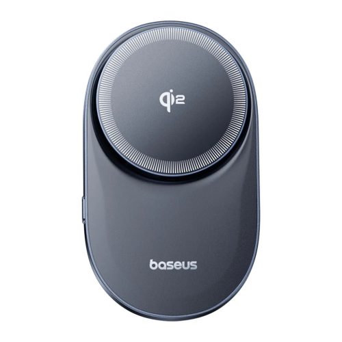 Baseus PrimeTrip VC1 Pro Vezeték nélküli autós tartó légbeömlőre, Type-C, 15W, Qi2, hűtőventilátorral - Fekete