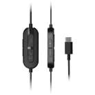 Creative Chat USB vezetékes fejhallgató mikrofonnal USB-C, fekete