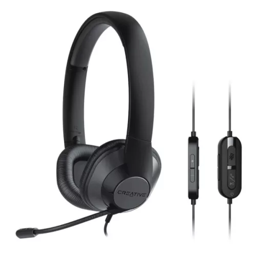 HS-720 V2 Creative Vezetékes Fejhallgató Mikrofonnal Fekete USB