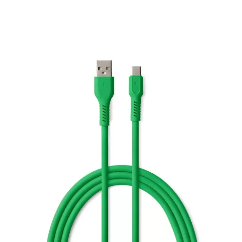 COLORUM USB-A - USB-C 1,8m 3A CK60-AC-04 kábel zöld