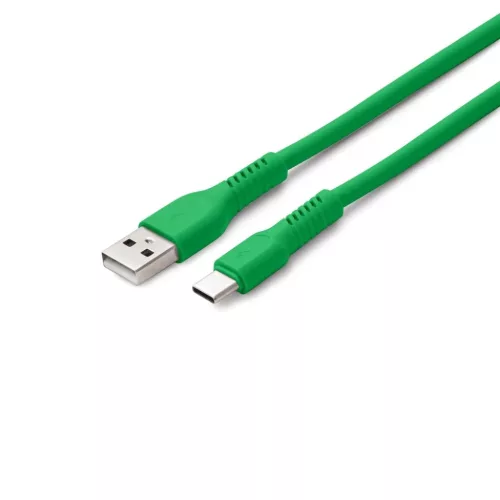 COLORUM USB-A - USB-C 1,8m 3A CK60-AC-04 kábel zöld