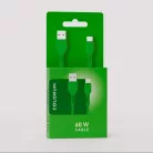 COLORUM USB-A - USB-C 1,8m 3A CK60-AC-04 kábel zöld