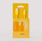 COLORUM kábel USB-A - USB-C 1,8m 3A CK60-AC-05 citromsárga