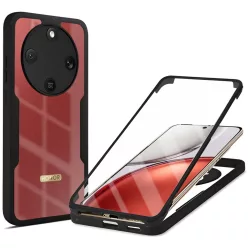   Honor Magic8 Lite Techsuit - ColorVerse 360 Series + Képernyővédő - Fekete tok