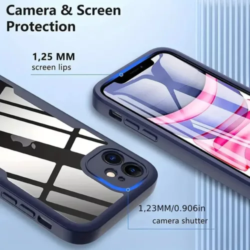 Honor Magic8 Lite Kék Techsuit - ColorVerse 360 Series + Képernyővédő tok