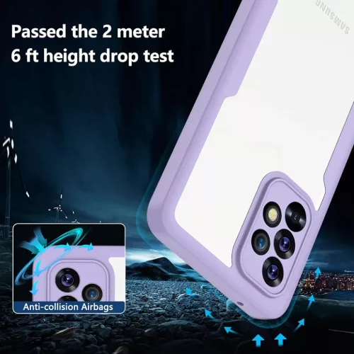 Honor Magic8 Lite Techsuit - ColorVerse 360 Series + Képernyővédő - Lila tok