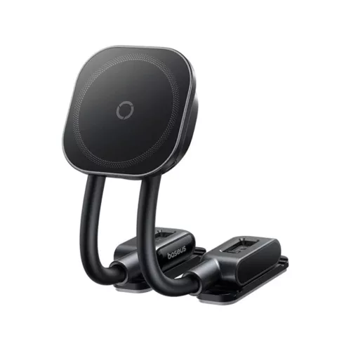 Baseus - Autós tartó PrimeTrip C03s (C0013701) - MagSafe, műszerfalra/szélvédőre, rugalmas, 20N mágneses tartás - Kozmikus fekete