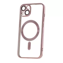 Xiaomi Redmi 15 4G tok - Szín Króm Mag tok rózsaszín