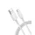 USB-A to USB-C kábel Anker 322, 18W, 3A, 1.8m, Fehér