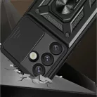 Samsung Galaxy S26 Ultra Fekete Hybrid Armor Camshield tok