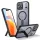 Samsung Galaxy S26 Ultra Fekete Hybrid Armor X tok állvánnyal, MagSafe kompatibilis