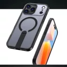 Samsung Galaxy S26 Ultra Fekete Hybrid Armor X tok állvánnyal, MagSafe kompatibilis