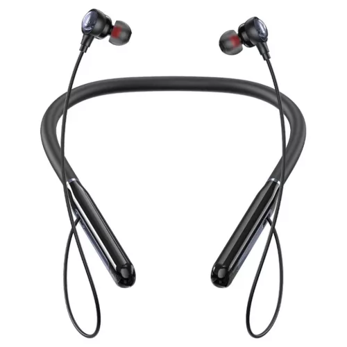 Bluetooth fülhallgató Acefast N5 - fej mögötti, nyakpántos, Bluetooth 5.4, LED kijelző, IPX4, 200mAh - fekete
